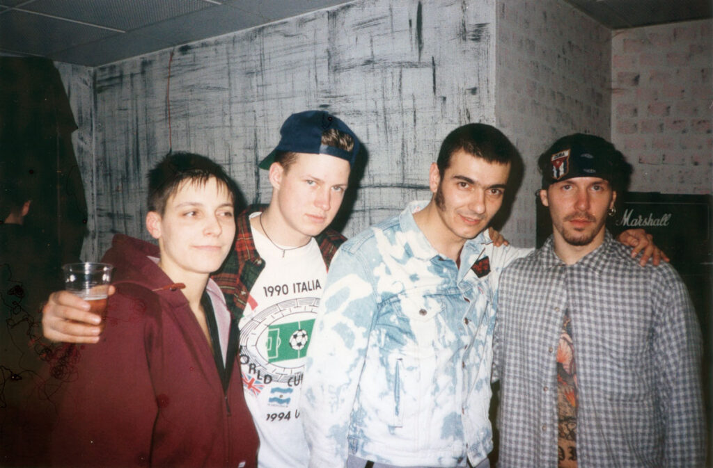 Marco Balestrino, Roger Miret and friends (Credit photo: Marco Balestrino's Archive)