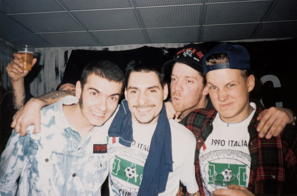 Marco Balestrino, Stigma and friends (Credit photo: Marco Balestrino's Archive)